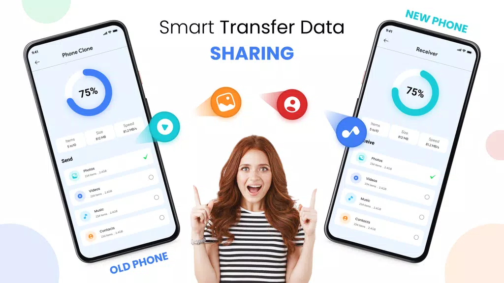 Transfer All Data - PhoneClone Zrzut ekranu 0