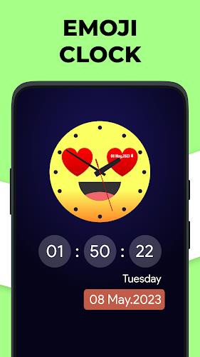 Live Clock wallpaper app Ảnh chụp màn hình 3