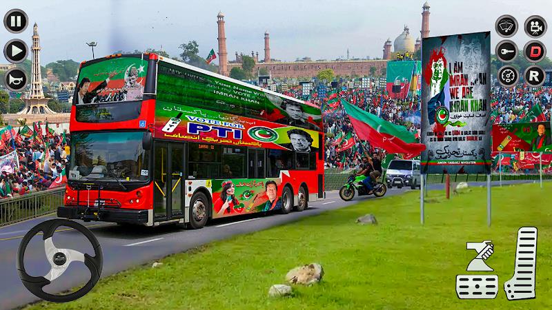 Imran Khan Election Bus Sim 3D Screenshot 0