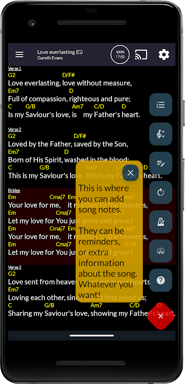 OpenSongApp - Songbook Screenshot 1