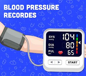 Blood Pressure Monitor BP Info 스크린샷 0