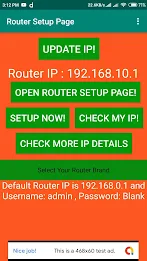 Router Setup Page - WiFi Passw 螢幕截圖 1