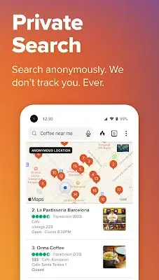 DuckDuckGo Private Browser 螢幕截圖 1