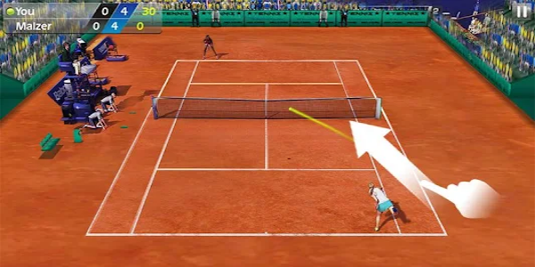 3D Tennis Schermafbeelding 2