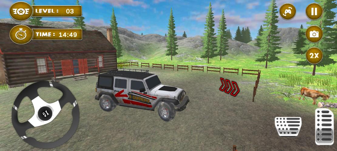 4x4 Mud Jeep Driving Games 3D应用截图第1张