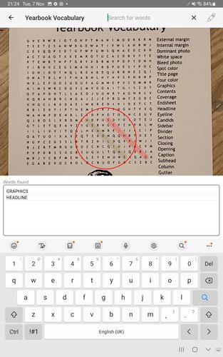 Word Search Scanner and Solver 螢幕截圖 0