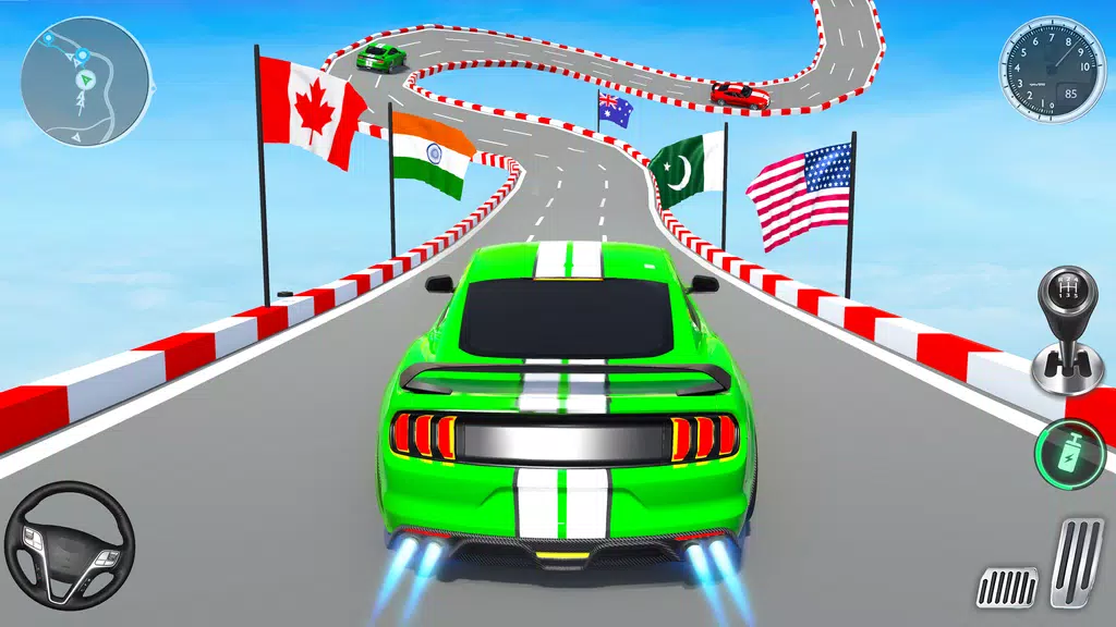 Muscle Car Stunts - Ramp Car 螢幕截圖 0