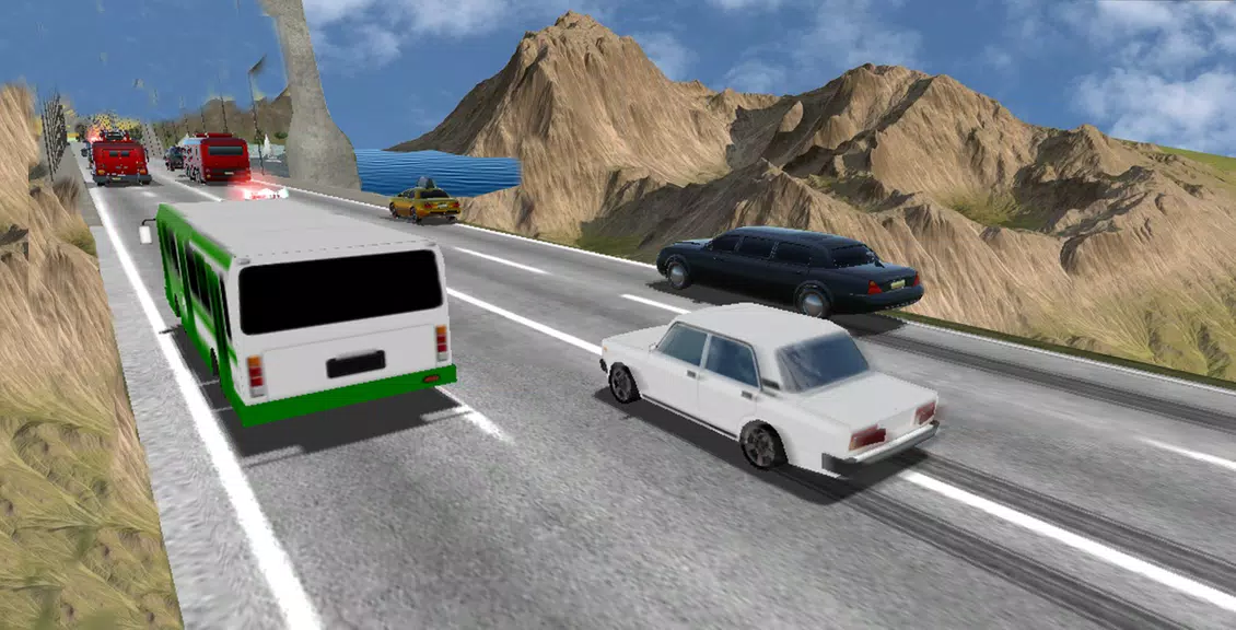 Schermata Traffic Rider : Car Race Game 2