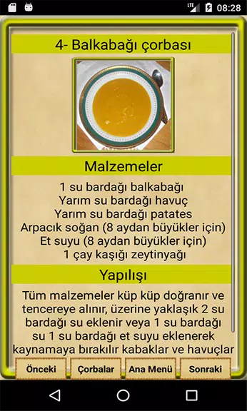 Bebekler İçin Yemek Tarifleri Zrzut ekranu 2