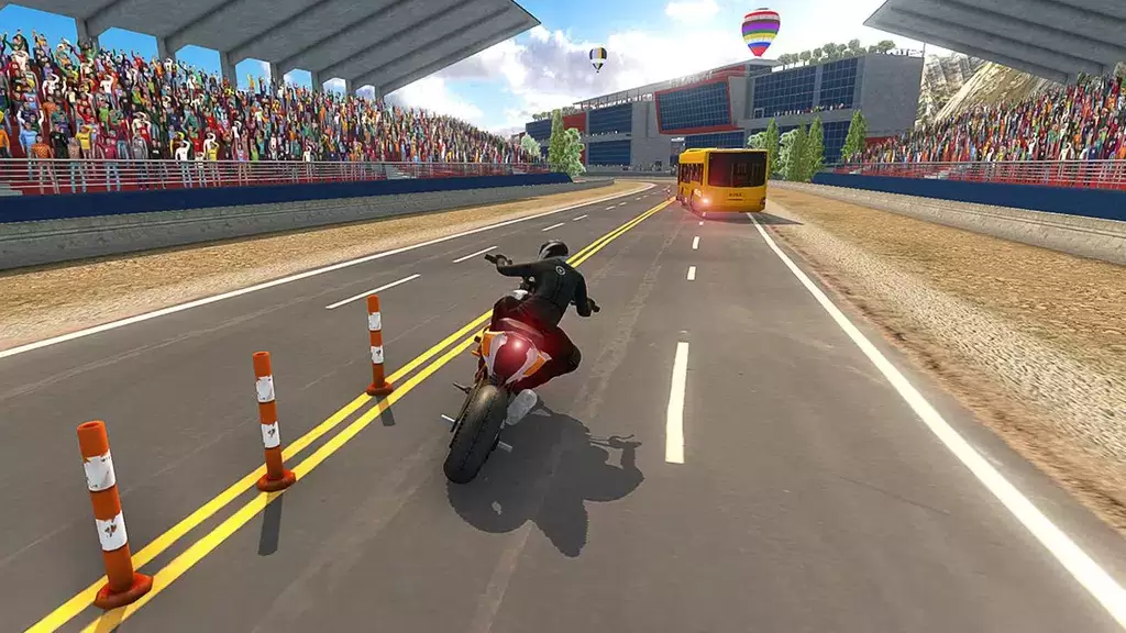 Bike VS Bus Racing Games スクリーンショット 2