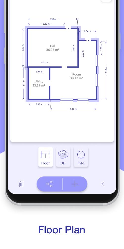 AR Plan 3D 자 – Floor Plan 줄자 스크린샷 2