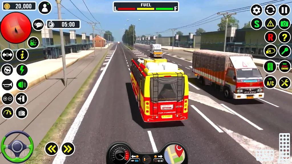 Coach Bus Driving 3D Bus Game Captura de pantalla 1