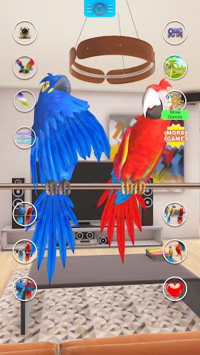 Talking Parrot Couple Screenshot 1