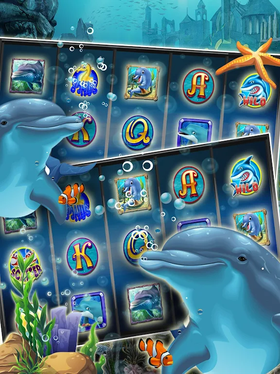 Lucky Dolphin Slots: Free Casino Slot Machines ภาพหน้าจอ 0