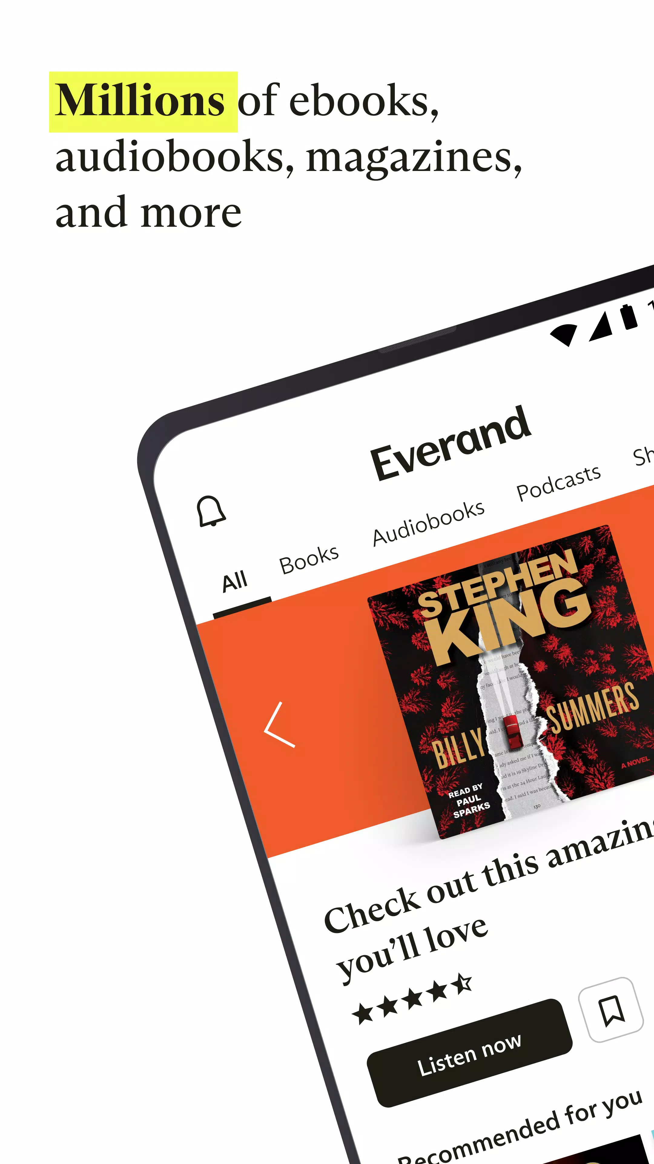 Everand: Ebooks and audiobooks 螢幕截圖 0