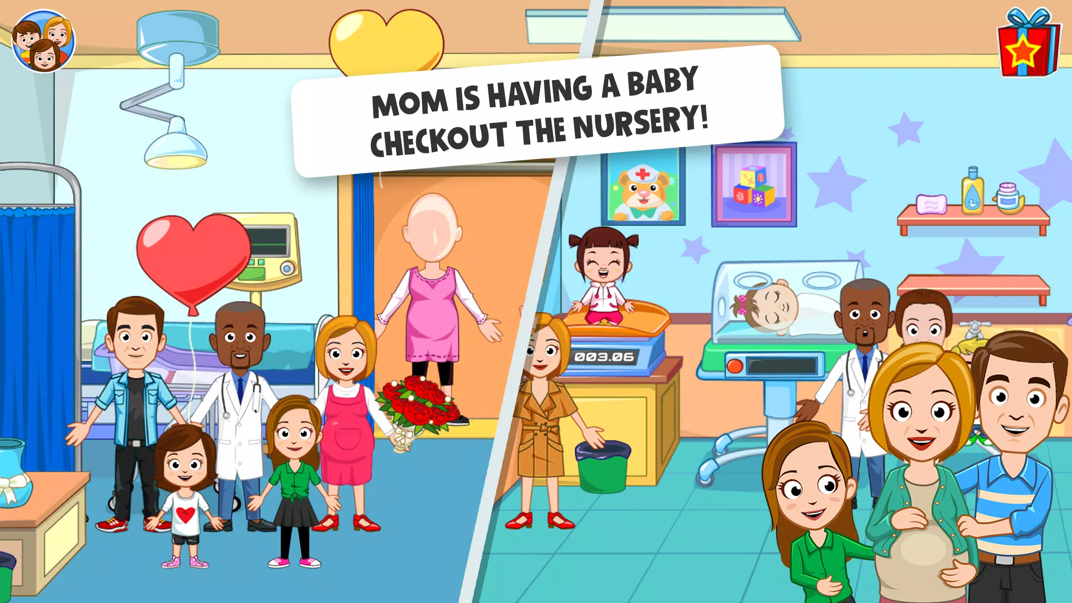 My Town Hospital - Doctor game Ekran Görüntüsü 2