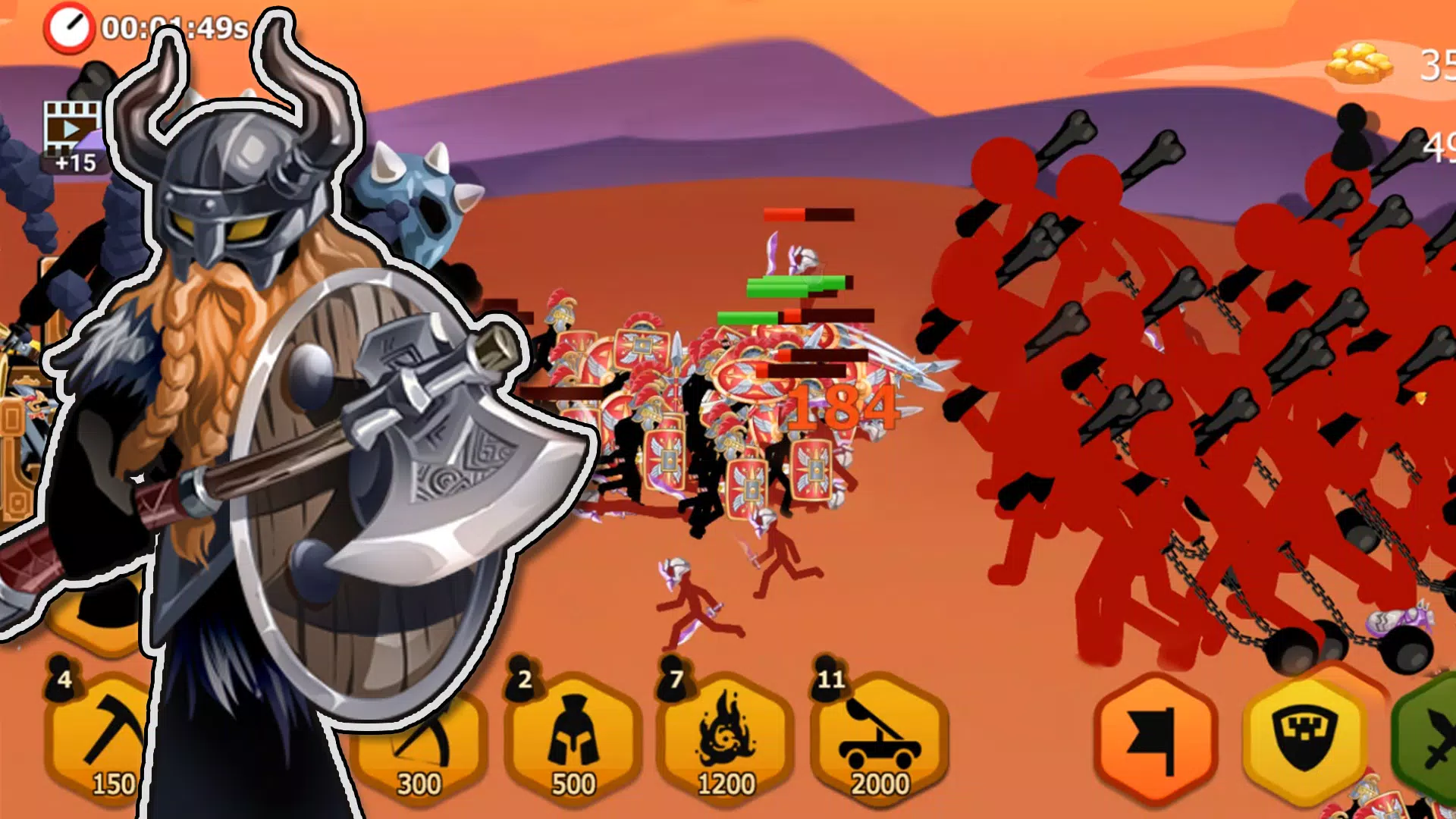 Stickman Battle 2: Empires War Captura de pantalla 1