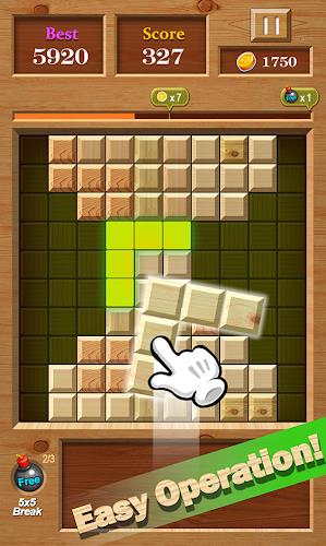 Block Puzzle Wood 1010 : Free Ảnh chụp màn hình 2