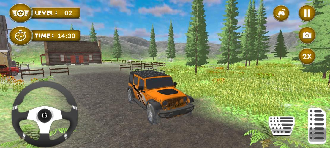 4x4 Mud Jeep Driving Games 3D应用截图第0张