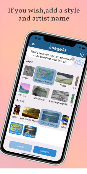 ImageAI - AI Art Generator 螢幕截圖 1