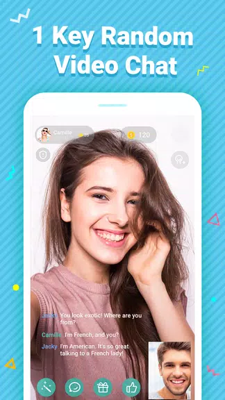 Meet – Talk to Strangers Using Random Video Chat スクリーンショット 2
