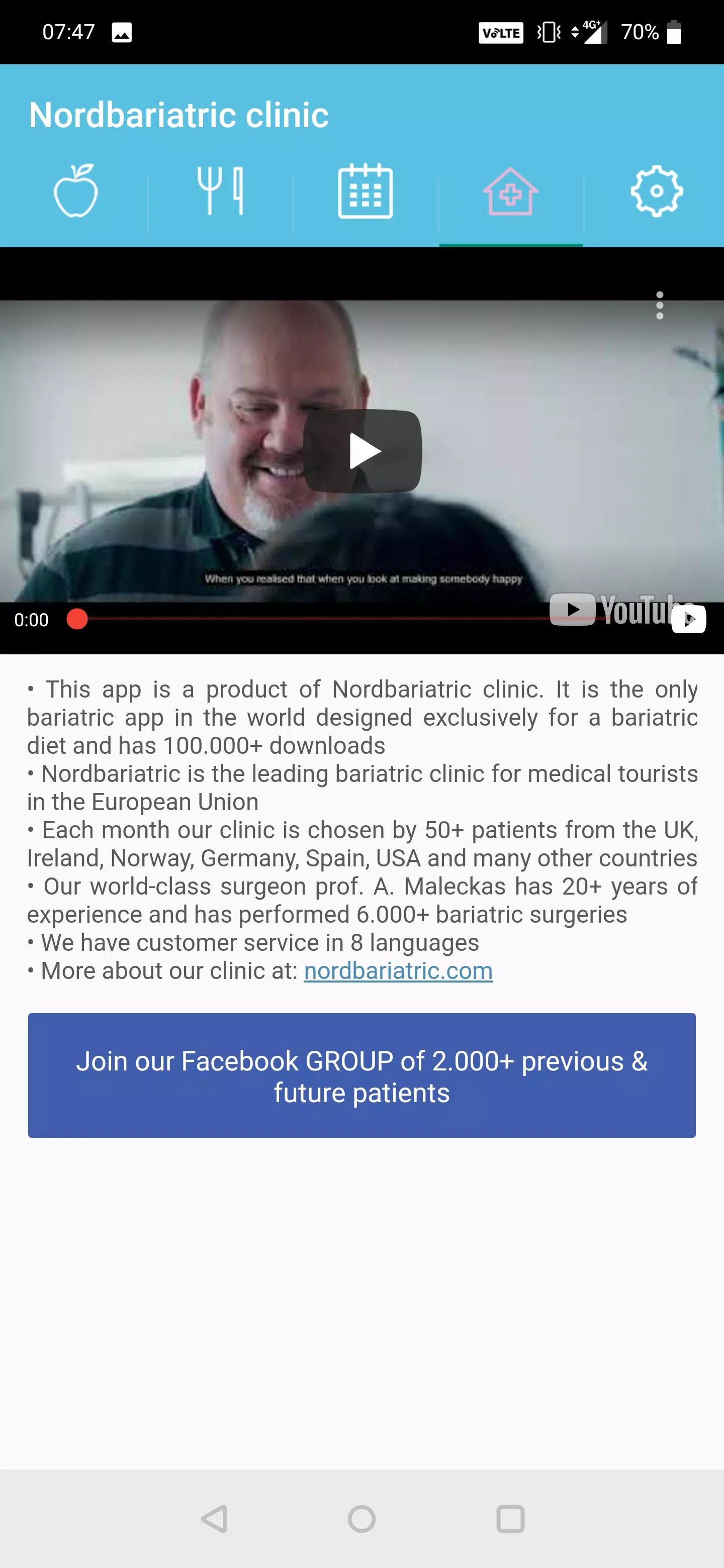Schermata Bariatric IQ 3