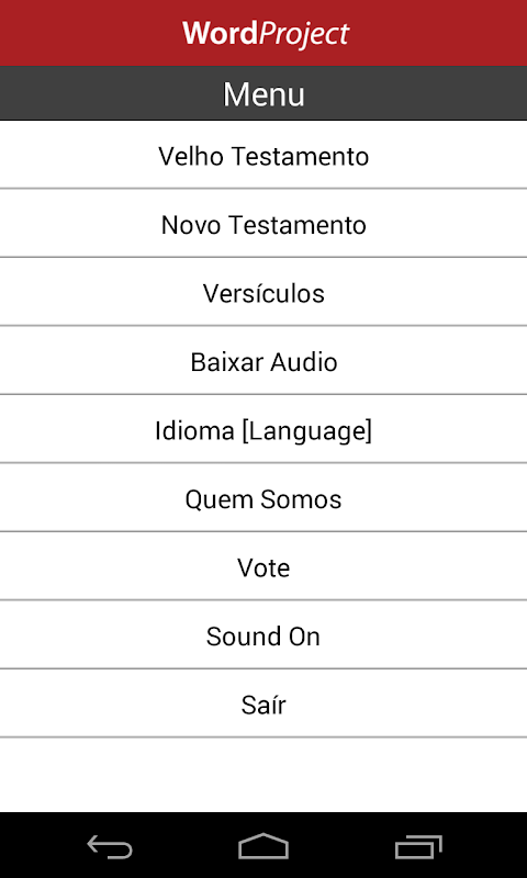 Portuguese Audio Bible Screenshot 2