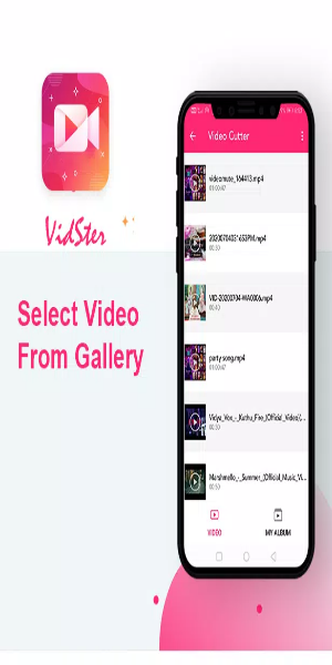 VidSter - Video & Audio Editor Screenshot 1