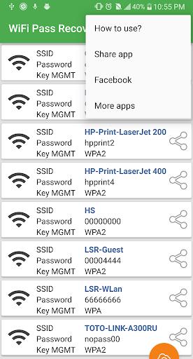 WiFi Password Recovery — Pro Screenshot 2