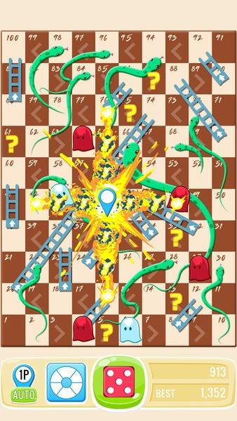 Snakes and Ladders the game Tangkapan skrin 2