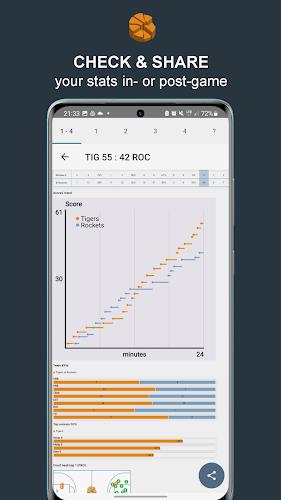 Statastic Basketball Tracker Скриншот 1