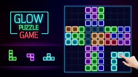 Glow Block Puzzle Screenshot 1