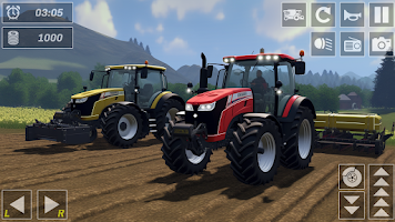 Farmland Tractor Farming Games स्क्रीनशॉट 3