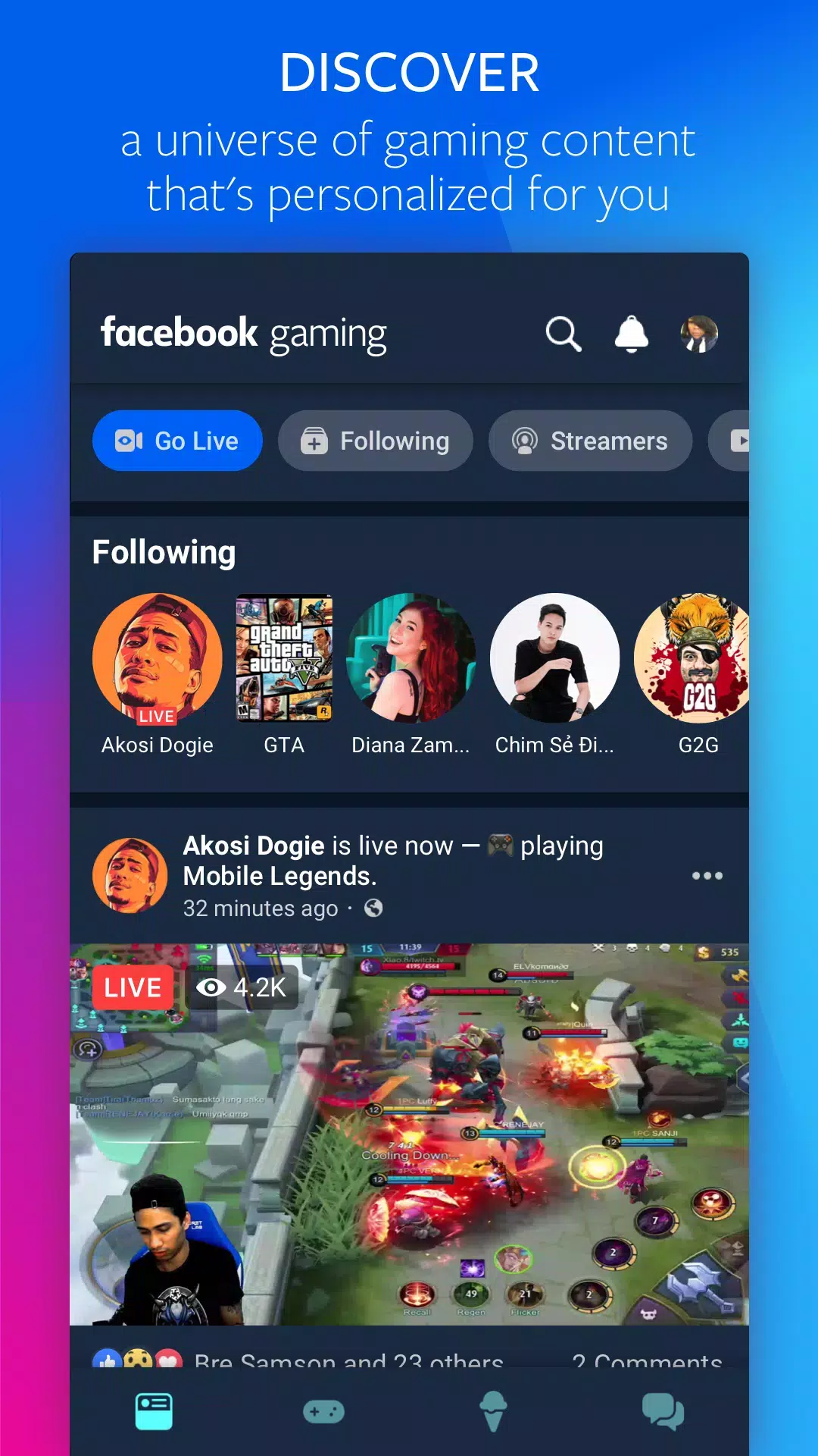 FaÇebook Gaming: Play, Watch, スクリーンショット 1