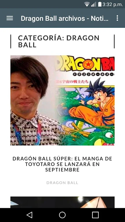 Noticias Anime Captura de pantalla 3