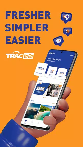 TRACtoGo: Rental Mobil & Bus Captura de tela 0