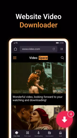 X Video Downloader & Player Capture d'écran 0