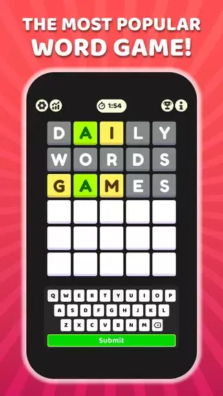 W Challenge - Daily Word Game 螢幕截圖 0