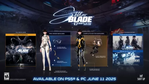 Der durchgesickerte Sony -Trailer enthüllt die Sternblade -PC -Veröffentlichung und 25 neue Outfits
