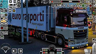 Euro Truck Driving Games 3D Screenshot 0