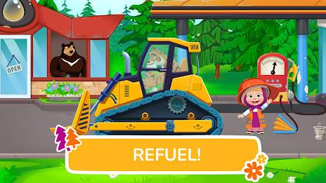 Masha and the Bear truck games Screenshot 2