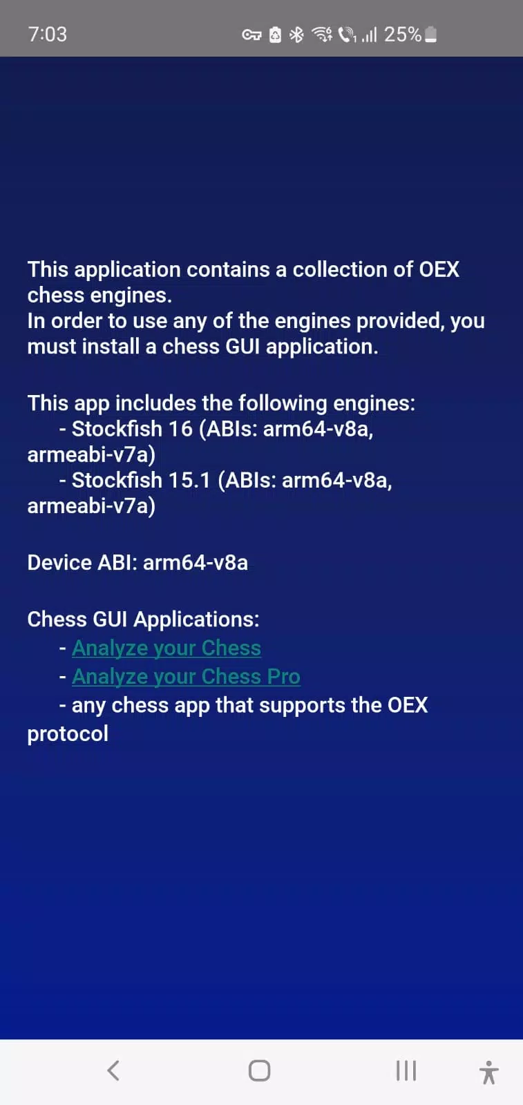 Chess Engines 螢幕截圖 1