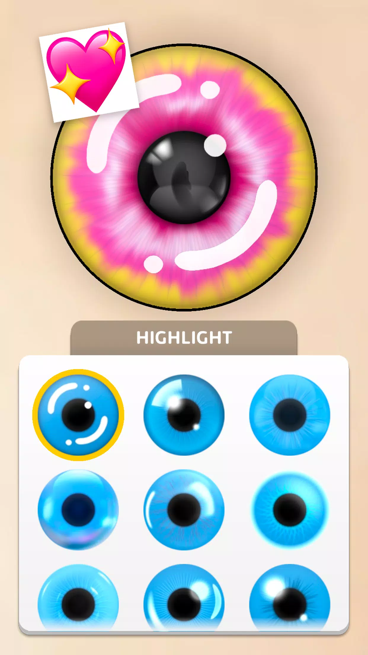 Schermata Eye Color Mix 3