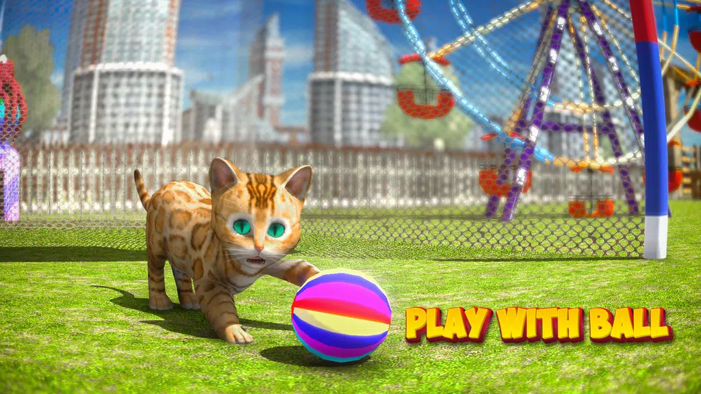 Kitten Game Pet Cat Simulator Schermafbeelding 3