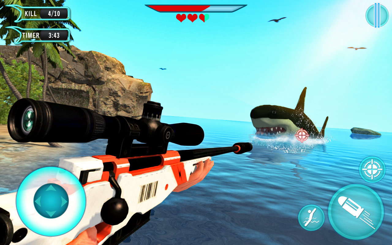 Hunt Wild Shark Simulator ဖန်သားပြင်ဓာတ်ပုံ 1