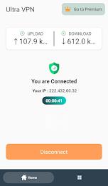 Ultra VPN ဖန်သားပြင်ဓာတ်ပုံ 2