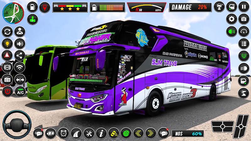 Luxury Coach Bus Driving Game Captura de pantalla 2