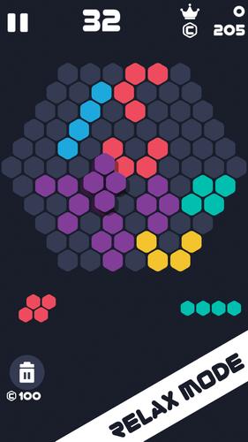 Hexa Brick: Hexagon Block 1010 Captura de tela 1