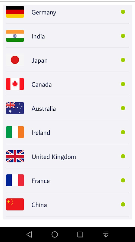 Schermata BOOM BOOM VPN 2