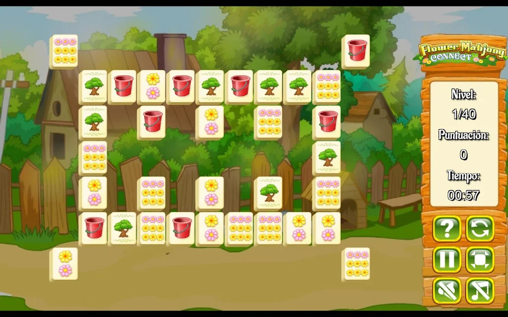 Flower Mahjong Flores应用截图第1张